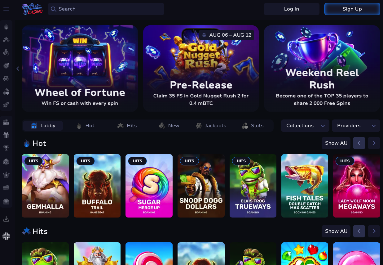 Главная страница 7Bit Casino